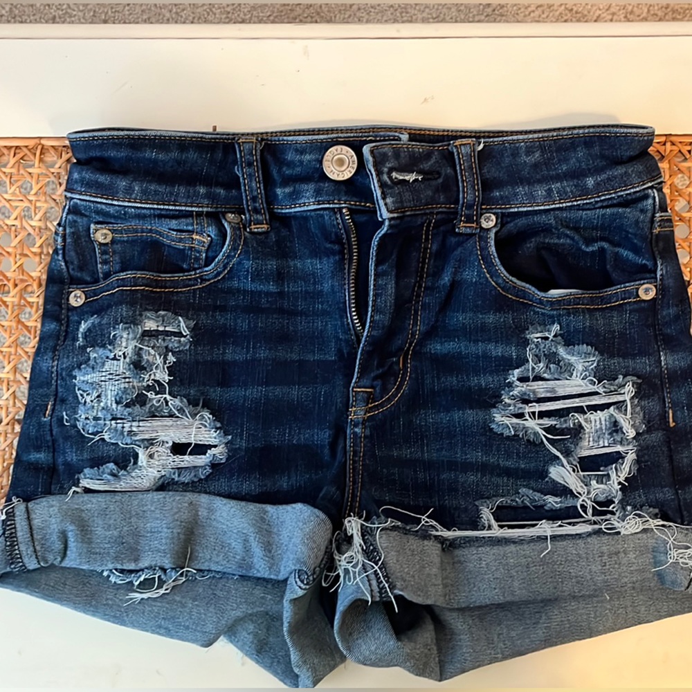 American Eagle Next level stretch Jean shorts
